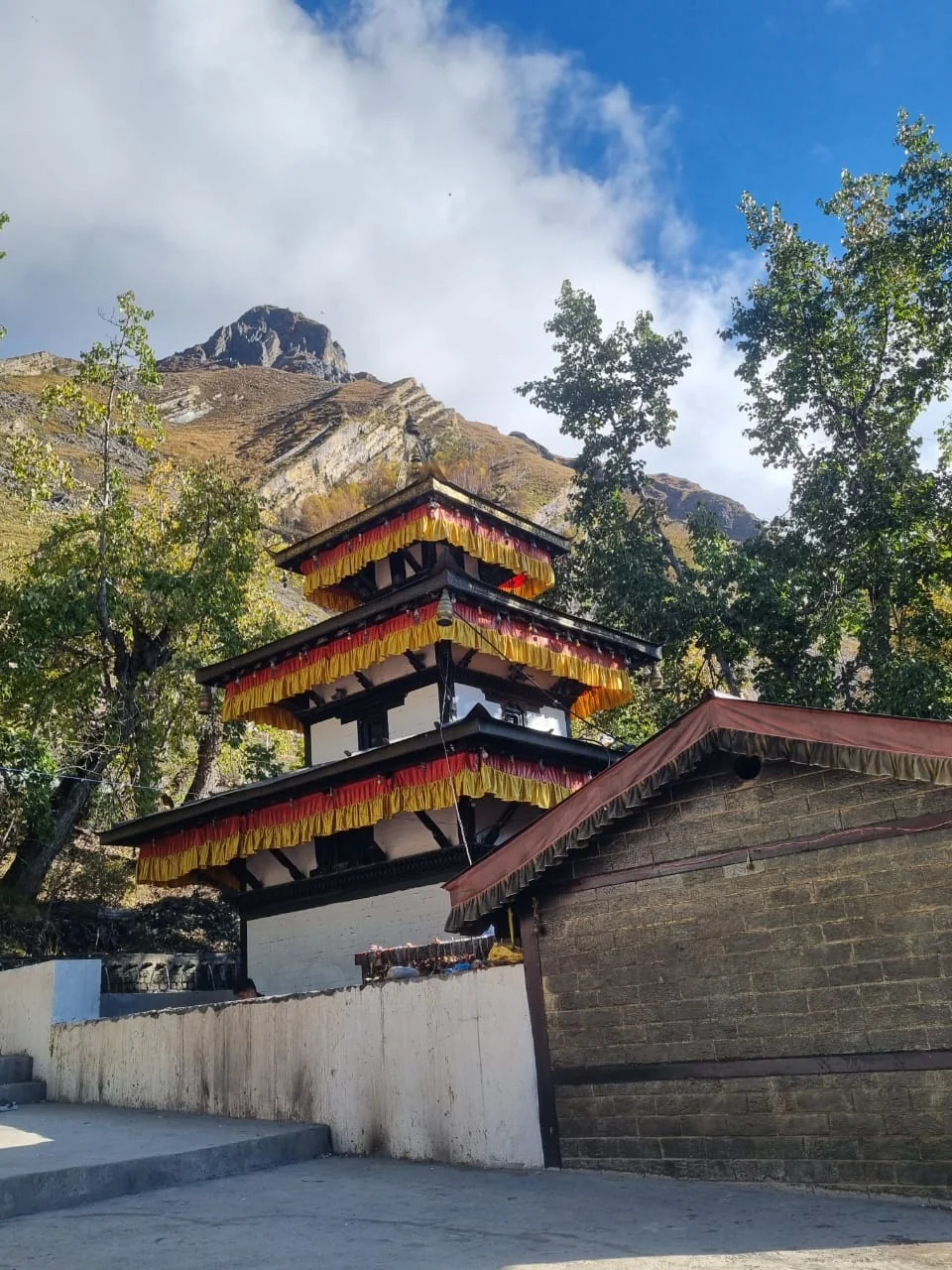Temple Calm on the Return